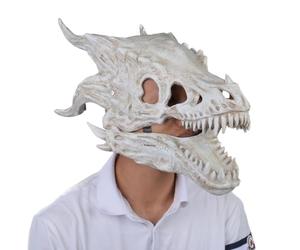 Dragon Face Cover Masque en latex - Costume de créature fantastique réaliste | Couverture du visage effrayante d'Halloween Cosplay Accessoire de fête pour adultes, jeux de rôle, festivals, mascarades