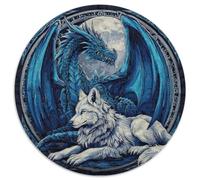 Dragon Fantastique |Art de Créature Mythique| Puzzles Amusants en Famille 1000pcs (67.5x67.5cm) Adultes