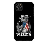 Dragon Fantasy Magic American Flag Bandana Cool Cowboy Chapeau Coque pour iPhone 11 Pro Max