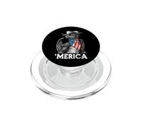 Dragon Fantasy Magic American Flag Bandana Cool Cowboy Chapeau PopSockets PopGrip pour MagSafe