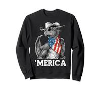 Dragon Fantasy Magic American Flag Bandana Cool Cowboy Chapeau Sweatshirt