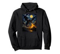 Dragon Fantasy Van Gogh Nuit étoilée Dramatique Art Magique Sweat à Capuche
