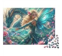 Dragon Fée Fleur Puzzle, 1000 Pièces Jeu D'intérieur Adulte