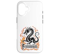 Dragon féminisme patriarcat Coque pour iPhone 16