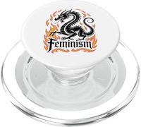 Dragon féminisme patriarcat PopSockets PopGrip pour MagSafe