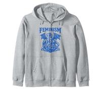 Dragon féministe féminisme Fantasy Empowerment Graphic Design Sweat à Capuche
