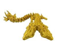 Dragon Fidget Toy - Modèle De À Double Tête Imprimé en 3D | Jouet De Bureau À Articulations Mobiles | Objet De Collection Sensoriel Exécutif | Bureau À Domicile Bibliothèque Table Aquarium