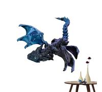 Dragon Figures for Kids, Dragon Figurine,Figurines de dragon volant flexibles imprimées en 3D - Description du bureau pour la maison, artisanat créatif pour le bureau ou un meuble de bibliothèque