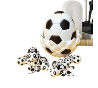 Dragon Figurine - Articulated Fantasy Creature Toy, 3D Printed Movable Sculpture with Hidden Egg Surprise, Flexible Joint Design Display Piece, Ideal for Desk Decoration Collectors Kids Teens Ad