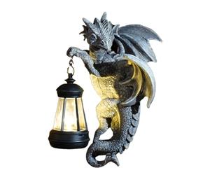 Dragon Figurine Lights - Solar Dragon Outdoor Statue | Dragon Garden Statue Avec Lanterne Solaire | Statue De Jardin Dragon Lanterne Solaire | Lampe De Décoration De Statue De Jardin Créative Pour Bal
