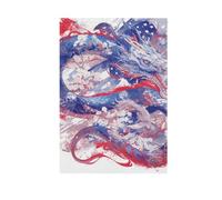 Dragon Fire 4th of July Independence Day Drapeaux saisonniers de maison pour l'extérieur Drapeaux et bannières pour décoration extérieure 71 x 101 cm double face