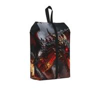 Dragon Flame Sac à Chaussures de Voyage Sac à Chaussures Étanche pour Valise 3 en 1 Pochette de Rangement pour Gym Trainer