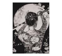 Dragon Fleur Lune Puzzle, 1000 Pièces Jeu Difficile pour Adultes