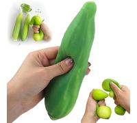 Dragon Fruit Squishy Toy - Jumbo Giant Slow Rising Squeeze Stress Reliever for Adults & Teens, Soft & Squishy Sensory Fidget Toy, Perfect for Desk Decompression & Fun Play (Cucumber,1pc)