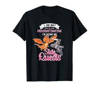 Dragon Gamer Not Procrastinating I'm Doing Side Quests T-Shirt
