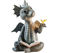 Dragon Garden Vengeon Resin Statue Garden Decoration Dragon Statue Wall Decoration Outdoor Garden Statue for Outdoor,Yard,Balcony,Garden,Lawn