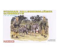Dragon - German Fallschirmjäger W/Donkeysmaquette Figurine German Fallschirmjäger W/Donkeys Dragon 6077 1/35ème Maquette Char Promo Figurine Miniature