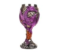 Dragon Gobelet - 200 Ml De Calice Médiéval En Acier Inoxydable, Tasse De Vin Gothique | Creative Fantasy Brinking Vessel Glass For Party Celebration Decor, Gobelet, Avec Dragons Design SAFE Et Polyval