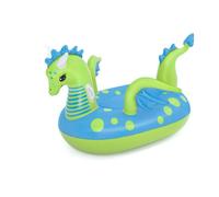 Dragon Gonflable pour Enfants - BESTWAY - Modèle Dragon - PVC - Multicolore - Poignées de sécurité