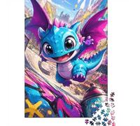 Dragon Graffiti Spray 1000 Pièces Mini Puzzle pour Adultes Difficile | 70x50cm Carton Décoration Salon Coupe Précise Cadeau Ami Détente