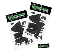 Dragon Grips Lot de 22 grips de manette de jeu pour PS5 Dualsense - Texture texturée - Pour boutons et déclencheurs - Noir