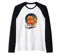 Dragon Horse Spirit Manche Raglan
