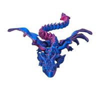 Dragon imprimé 3D, Dragon articulé Figurine Flexible de Jouet de Dragon