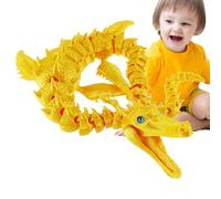 Dragon imprimé 3D - Dragon entièrement articulé | Articulation flexible Crystal Sea - Jouet sensoriel imprimé | Objet de collection de décoration d'intérieur - Cadeau mythique vivant pour et