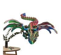 Dragon Imprimé 3D Dragon Imprimé 3D - Jouet 3D Articulé 3D | Jouets flexibles pour Enfants, Dragon Volant Jouet pour Bureau Exécutif pour Enfants et Adultes