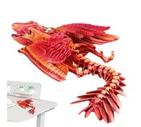 Dragon Imprimé Dans - Dragon Jouet Fidget, Dragon Imprimé En , Flexible | Détails Meubles Et Ressort Avec Plusieurs Articulations, Dragon Volant, Jouet Sensoriel Et Agité, Modèle Animal