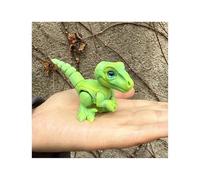 Dragon Imprimé en 3D Animaux d’Imprimante 3D Vélociraptor pour Home Office Executive Desk Décoration Surprise Fantasy Gifts-Green Rainbow||9.7cm/3.8in