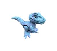 Dragon Imprimé en 3D Animaux d’Imprimante 3D Vélociraptor pour Home Office Executive Desk Décoration Surprise Fantasy Gifts-Blue Rainbow||22cm/8.7in