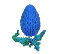 Dragon imprimé en 3D avec œuf,Dragon imprimé en 3D dans Un œuf | articulé Complet dans Un | Jouets, Figurines de Collection, Jouets de Bureau pour et Adultes, décoration de la Maison