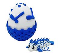 Dragon Imprimé en 3D avec Œuf - Jouet Fidget Anti-Stress Décoration Bureau | Dragon flexible et un œuf,Pour Garçons Filles Adultes Passionnés De Sport Cadeau Anniversaire Vacances Maison Bureau Voyage