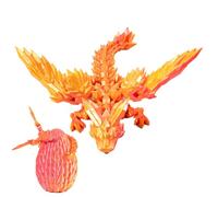 Dragon imprimé en 3D dans l’œuf - Oeuf de Dragon en | Jouet articulé Dragos | Dragoss imprimé en 3D dans Un œufs, œufs de Dragoss entièrement articulé pour, garçons et Filles