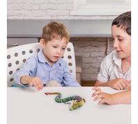 Dragon imprimé en 3D - Dragon articulé avec couture flexible, jouet Fidget de bureau coloré | Modèles de dragons , figurines d'animaux scintillantes pour garçons, filles, hommes et