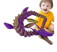 Dragon Imprimé en 3D - Figurine De Dragon Entièrement Articulée, Jouet À Articulations Flexibles, Sculpture De Dragons en PLA pour La Décoration De La Maison Et du Bureau, Cadeau Anti-Stress P