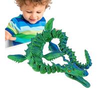 Dragon Imprimé en 3D - Grands Dragons Imprimés en 3D avec Articulations Flexibles, Jouets De Dragon Articulés Imprimés en pour Et Adultes pour Noël, Pâques, Anniversaires De Collectionneurs