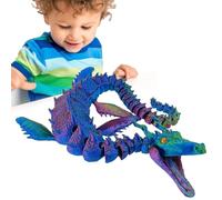 Dragon Imprimé en 3D - Grands Dragons Imprimés en 3D avec Articulations Flexibles, Jouets De Dragon Articulés Imprimés en pour Et Adultes pour Noël, Pâques, Anniversaires De Collectionneurs