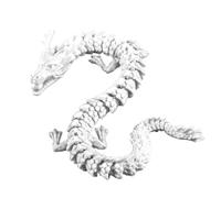 Dragon Imprimé - Mini Dragons | Figurine De Dragon Mobile, Dragonss Articulé en Impression 3D, Kit Modèle des 30 Cm, Créature Mythique Flexible, Statue ENS Résine ABS, Figurines Déc