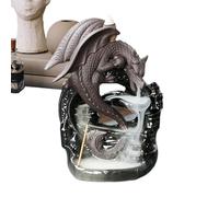 Dragon Incense Burner, Pterosaur Home Decor Stick Holder, Ceramic Backflow Incense Holder and Dragon Statue for Bedroom, Study, Meditation, Yoga, Living Room, Office, Or Hotel Decoration