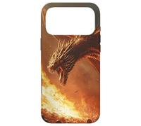 Dragon Inferno : La Colère du feu Ardent, Fantasy médiévale Coque pour iPhone 17 Pro Max
