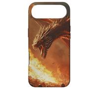 Dragon Inferno : La Colère du feu Ardent, Fantasy médiévale Coque pour iPhone Air