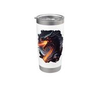 Dragon invincible cracheur de feu Gobelet isotherme en acier inoxydable double paroi
