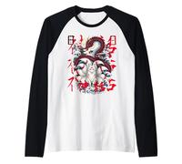 Dragon Japonais Kitsune Mythe du Renard à Neuf queues Art de Manche Raglan