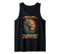 Dragon Joue Bien avec Les Autres Fantasy Attitude Humour Débardeur
