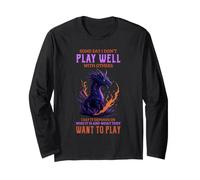 Dragon Joue Bien avec Les Autres Fantasy Attitude Humour Manche Longue