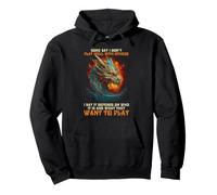 Dragon Joue Bien avec Les Autres Fantasy Attitude Humour Sweat à Capuche