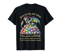 Dragon Just So We Are Clear, cette laine est à moi, tricot amusant T-Shirt