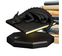 Dragon Lamp Vintage LED Bookshelf Light USB Rechargeable Library Decor Glow
